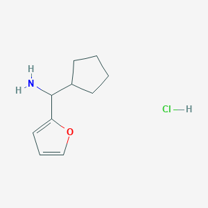 Cyclopentyl(furan-2-yl)methanamine hydrochloride