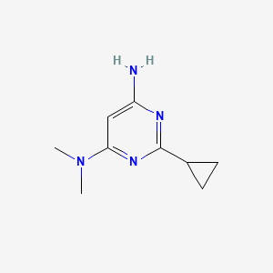 2-cyclopropyl-N4,N4-dimethylpyrimidine-4,6-diamine