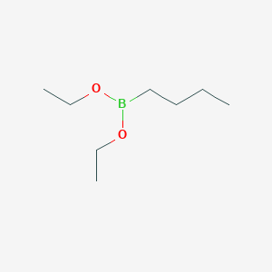 molecular formula C8H19BO2 B14716196 Borane, butyl, diethoxy CAS No. 10394-51-1