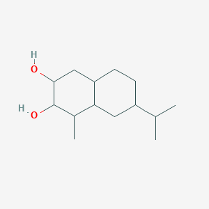 B14716317 1-Methyl-7-(propan-2-yl)decahydronaphthalene-2,3-diol CAS No. 21105-57-7