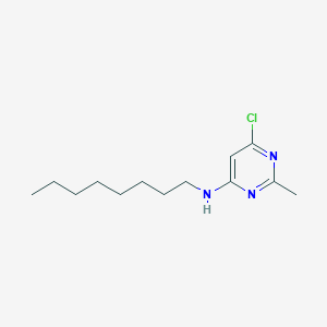 molecular formula C13H22ClN3 B1471636 6-chloro-2-methyl-N-octylpyrimidin-4-amine CAS No. 1554311-13-5