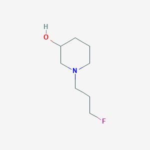 molecular formula C8H16FNO B1471639 1-(3-Fluoropropyl)piperidin-3-ol CAS No. 1503877-67-5