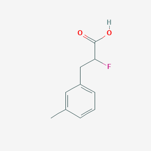 molecular formula C10H11FO2 B1471643 2-氟-3-(3-甲基苯基)丙酸 CAS No. 1515893-39-6