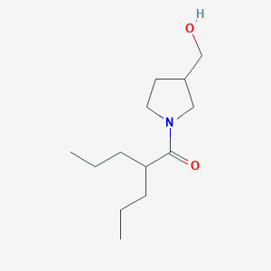 molecular formula C13H25NO2 B1471647 1-[3-(Hydroxymethyl)pyrrolidin-1-yl]-2-propylpentan-1-one CAS No. 1557604-50-8
