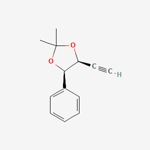 (4S,5R)-4-ethynyl-2,2-dimethyl-5-phenyl-1,3-dioxolane