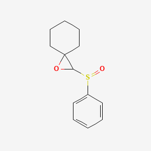 1-(Benzenesulfinyl)-2-oxaspiro[2.5]octane