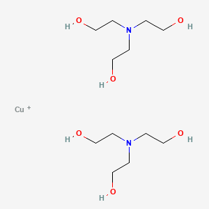 2-[bis(2-hydroxyethyl)amino]ethanol;copper(1+)