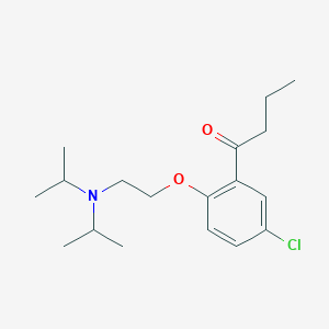 Butyrophenone, 5'-chloro-2'-(2-(diisopropylamino)ethoxy)-