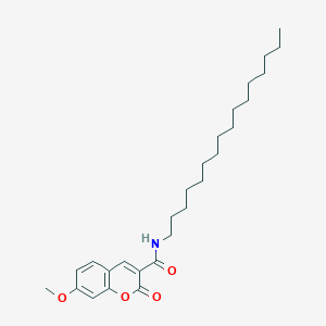 N-hexadecyl-7-methoxy-2-oxochromene-3-carboxamide