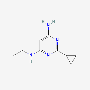 2-cyclopropyl-N4-ethylpyrimidine-4,6-diamine
