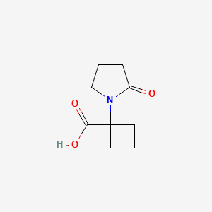1-(2-Oxopyrrolidin-1-yl)cyclobutane-1-carboxylic acid