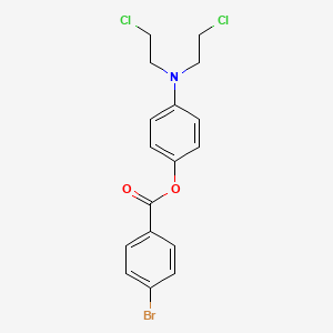 p-(Bis(2-chloroethyl)amino)phenyl p-bromobenzoate