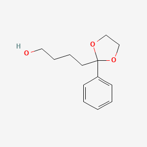 1,3-Dioxolane-2-butanol, 2-phenyl-