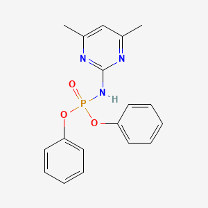 N-diphenoxyphosphoryl-4,6-dimethylpyrimidin-2-amine