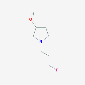 1-(3-Fluoropropyl)pyrrolidin-3-ol