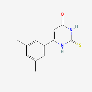 6-(3,5-dimethylphenyl)-2-thioxo-2,3-dihydropyrimidin-4(1H)-one