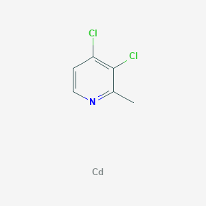 Cadmium;3,4-dichloro-2-methylpyridine