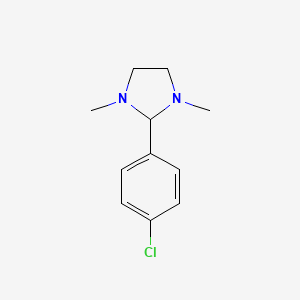 2-(4-chlorophenyl)-1,3-dimethylimidazolidine