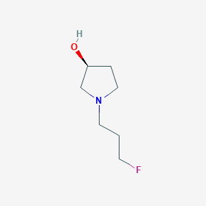 molecular formula C7H14FNO B1471715 (S)-1-(3-Fluoropropyl)pyrrolidin-3-ol CAS No. 1568038-48-1