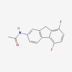 n-(5,8-Difluoro-9h-fluoren-2-yl)acetamide