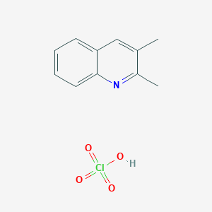 2,3-Dimethylquinoline;perchloric acid