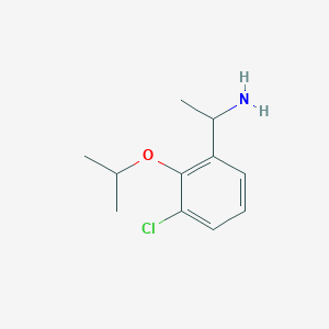 1-(3-Chloro-2-isopropoxyphenyl)-ethylamine