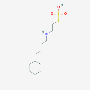 1-Methyl-4-[4-(2-sulfosulfanylethylamino)butyl]cyclohexane