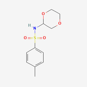 Benzenesulfonamide, N-1,4-dioxan-2-yl-4-methyl-