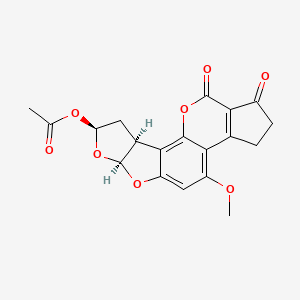 molecular formula C19H16O8 B14717213 8-Acetoxyalatoxin B2 CAS No. 22596-82-3