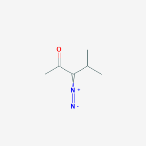 3-Diazonio-4-methylpent-2-en-2-olate