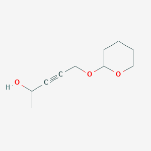 5-[(Oxan-2-yl)oxy]pent-3-yn-2-ol