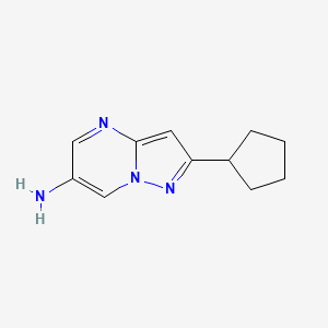 2-Cyclopentylpyrazolo[1,5-a]pyrimidin-6-amine