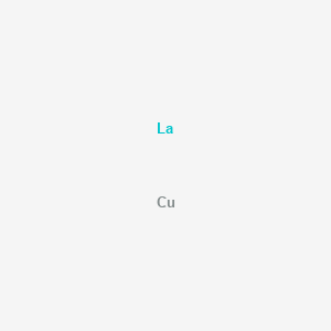 molecular formula CuLa B14717302 Copper--lanthanum (1/1) CAS No. 12053-91-7