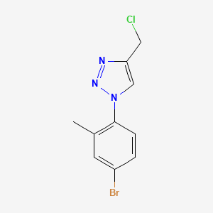 1-(4-bromo-2-methylphenyl)-4-(chloromethyl)-1H-1,2,3-triazole