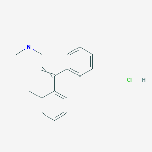 2-Propen-1-amine, N,N-dimethyl-3-phenyl-3-(o-tolyl)-, hydrochloride