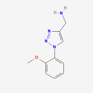 (1-(2-methoxyphenyl)-1H-1,2,3-triazol-4-yl)methanamine