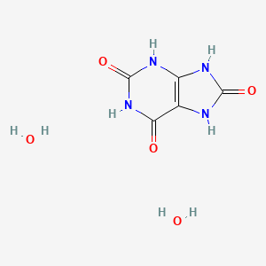 molecular formula C5H8N4O5 B14717436 Uric acid dihydrate CAS No. 18276-10-3