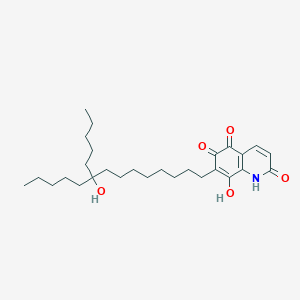 8-Hydroxy-7-(9-hydroxy-9-pentyltetradecyl)quinoline-2,5,6(1h)-trione