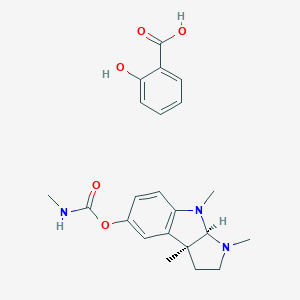 molecular formula C22H27N3O5 B147176 水杨酸毛果芸香碱 CAS No. 57-64-7