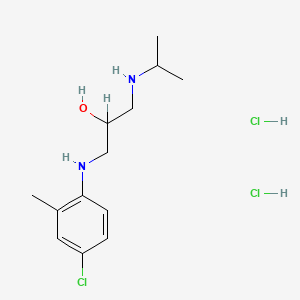 1-(4-Chloro-o-toluidino)-3-(isopropylamino)-2-propanol dihydrochloride