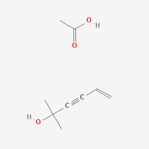 Acetic acid;2-methylhex-5-en-3-yn-2-ol