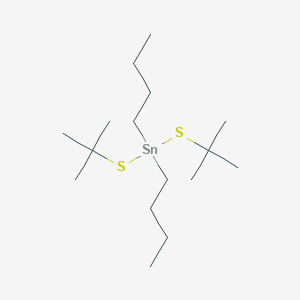 Dibutyl[bis(tert-butylsulfanyl)]stannane