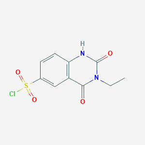 3-Ethyl-2,4-dioxo-1,2,3,4-tetrahydroquinazoline-6-sulfonyl chloride