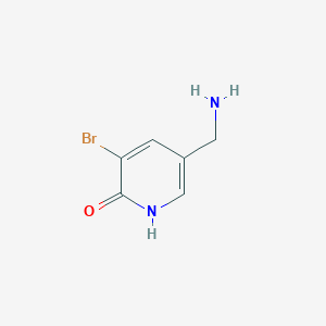 molecular formula C6H7BrN2O B1471793 5-(氨甲基)-3-溴吡啶-2-醇 CAS No. 1511792-50-9