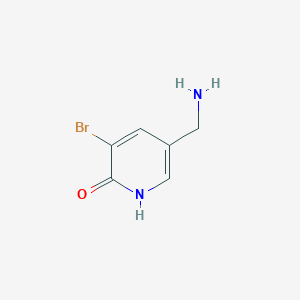 molecular formula C6H7BrN2O B1471793 5-(Aminometil)-3-bromopiridin-2-ol CAS No. 1511792-50-9