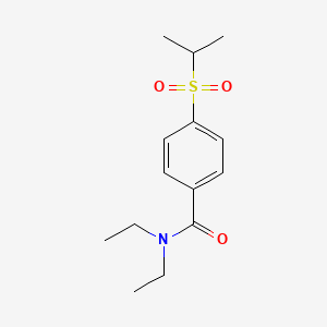 Benzamide, N,N-diethyl-p-(isopropylsulfonyl)-