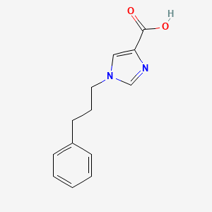 1-(3-phenylpropyl)-1H-imidazole-4-carboxylic acid