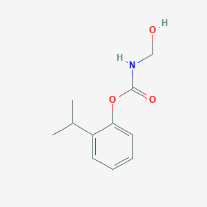 2-(Propan-2-yl)phenyl (hydroxymethyl)carbamate