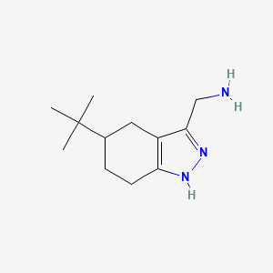 (5-(tert-butyl)-4,5,6,7-tetrahydro-2H-indazol-3-yl)methanamine