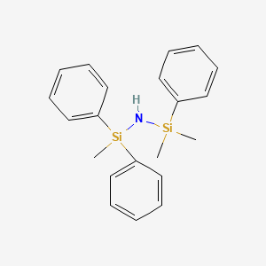 1,1-Dimethyl-N-[methyl(diphenyl)silyl]-1-phenylsilanamine